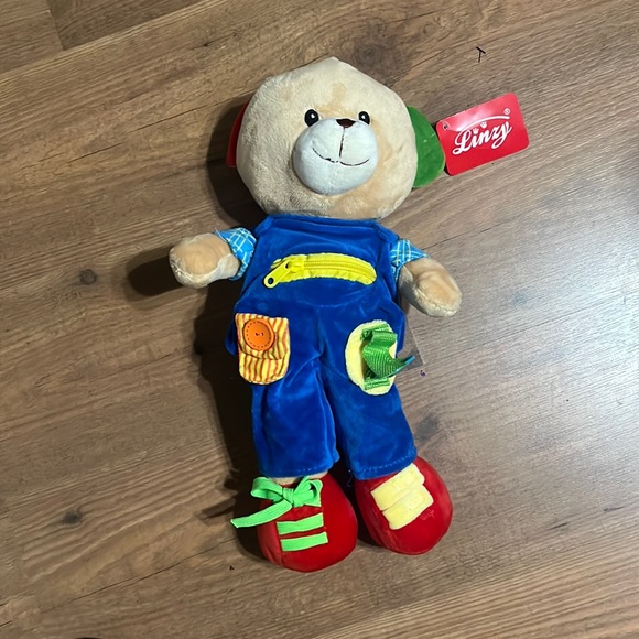 Toys Linzy Plush 16 Educational Teddy Bear Sensory Plush Stuffed